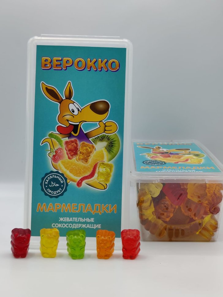  Жевательный мармелад Мишки фруктовые, 250г   в Орле