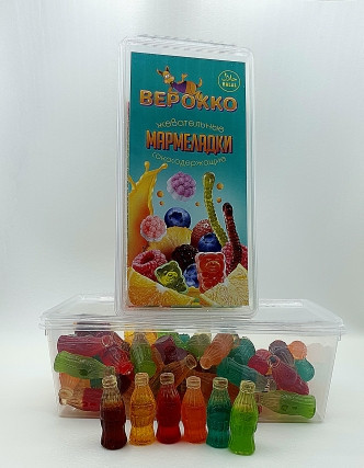  Жевательный мармелад Бутылочки МИКС, 250г      в Орле